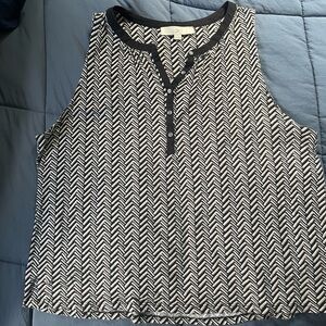LOFT Chevron Tank Top